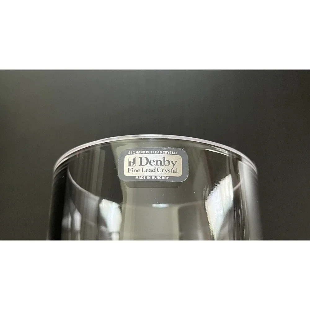 Stunning Vintage Denby‎ 24% Lead Crystal 7